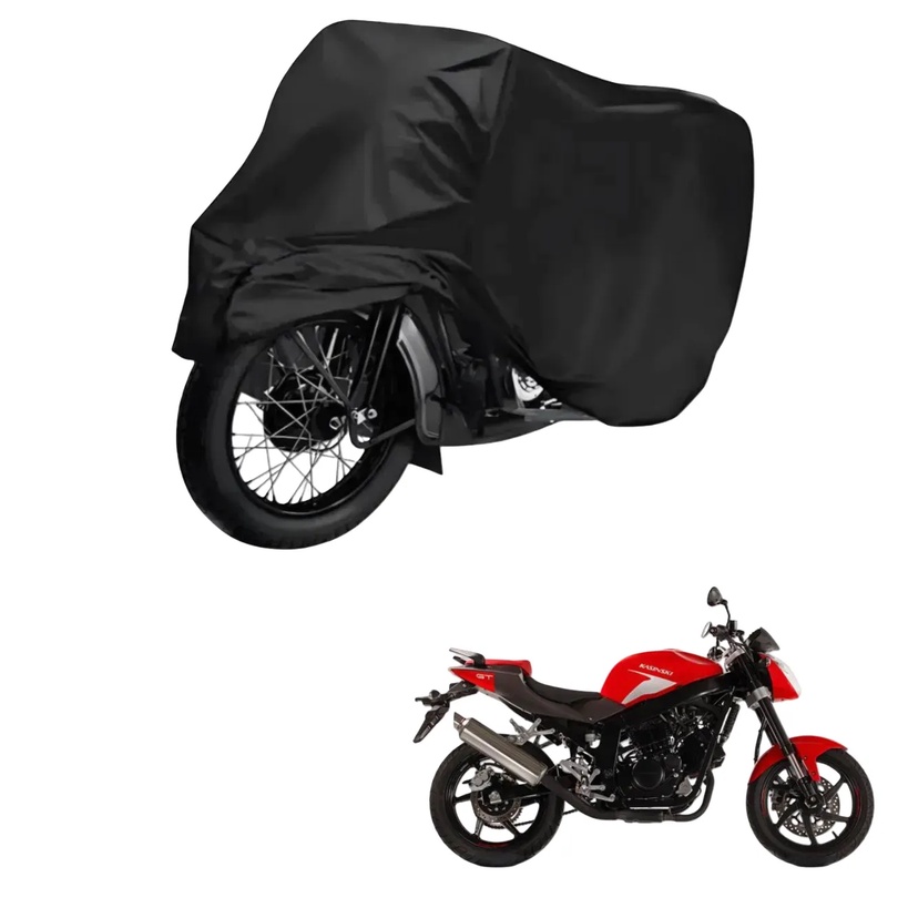 Capa de Cobrir Moto em Couro Impermeável Anti-Uv Protetora Anti-Risco para Kasinski Prima
