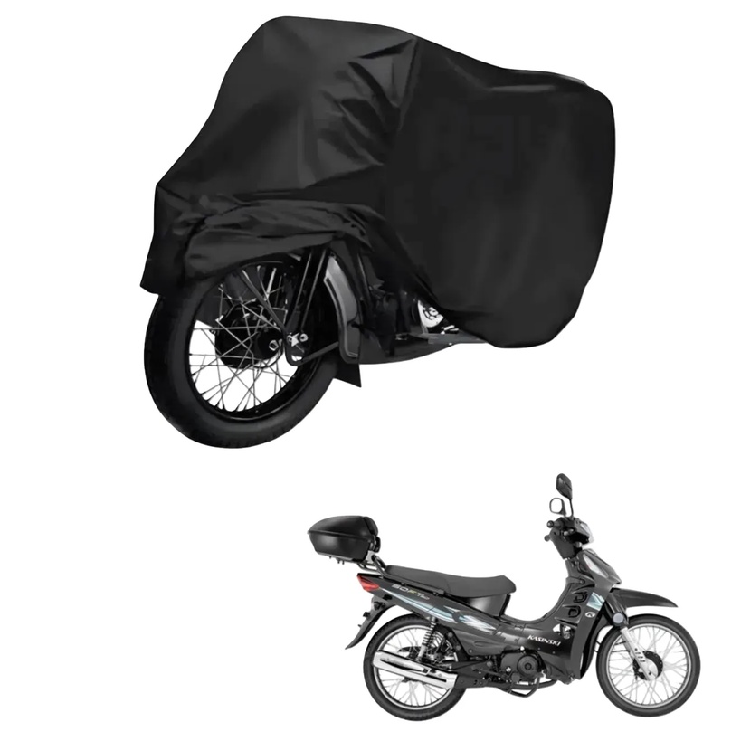 Capa de Cobrir Moto em Couro Impermeável Anti-Uv Protetora Anti-Risco para Kasinski Soft
