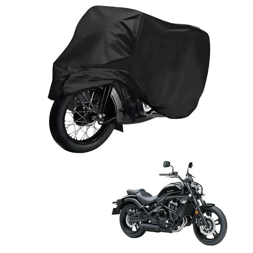 Capa de Cobrir Moto em Couro Impermeável Anti-Uv Protetora Anti-Risco para Kawasaki Vulcan S 650