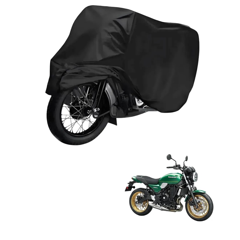 Capa de Cobrir Moto em Couro Impermeável Anti-Uv Protetora Anti-Risco para Kawasaki Z 650 RS