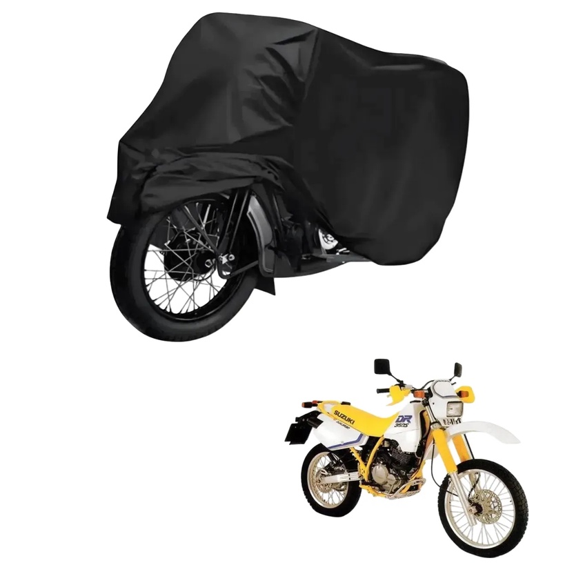 Capa de Cobrir Moto em Couro Impermeável Anti-Uv Protetora Anti-Risco para Suzuki DR 350