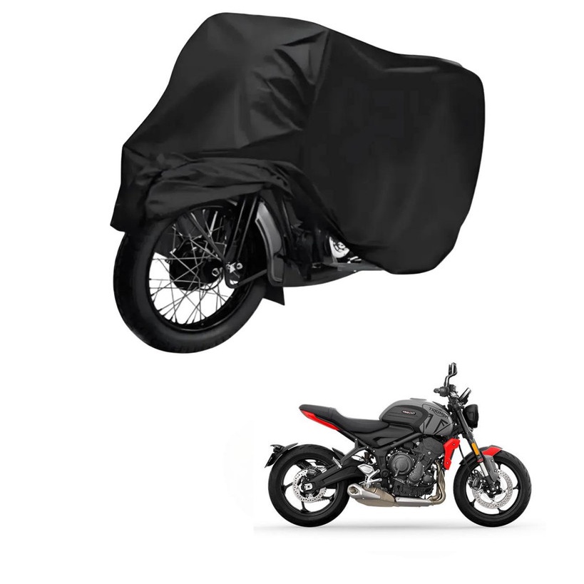 Capa de Cobrir Moto em Couro Impermeável Anti-Uv Protetora Anti-Risco para Triumph Trident 660