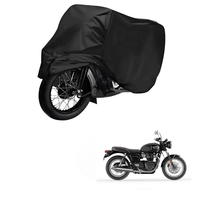 Capa de Cobrir Moto em Couro Impermeável Anti-Uv Protetora Anti-Risco para Triumph T 100