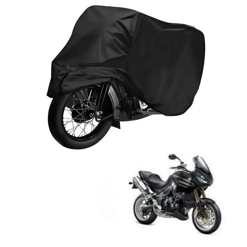 Capa de Cobrir Moto em Couro Impermeável Anti-Uv Protetora Anti-Risco para Triumph Tiger 1050 Sport