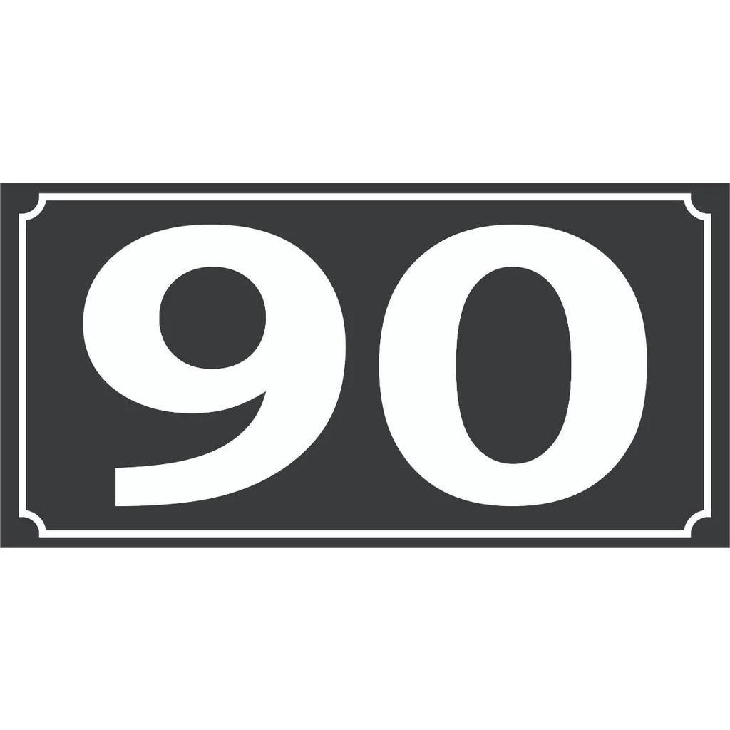 Placa de Endereço Residência numero de casa  residencial 10x20cm