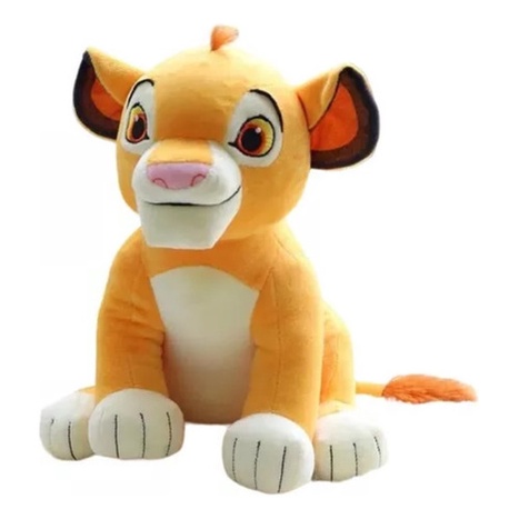 Simba Pelúcia Disney 30cm Rei Leão Nala Mufasa Timão Pumba