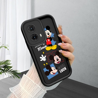 Capa Para Motorola Moto G85 5G Capinha De Celular Mickey Macio Normal Preto Silicone Dupla 5112 TYB em Oferta na Shopee