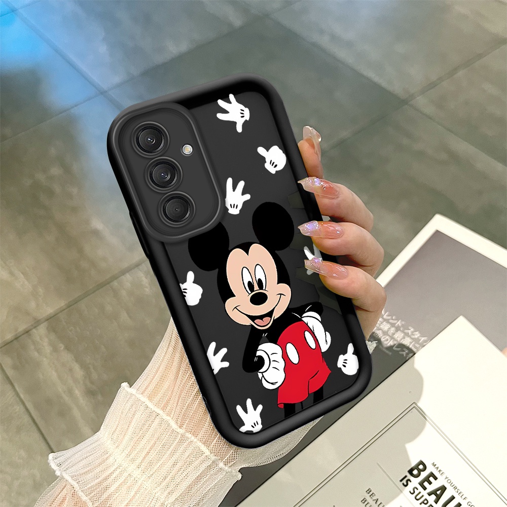 Capa Para Samsung M55 5G Capinha Macio Normal Preto Silicone De Celular Case Preto Silicone Dupla 5104 TYB em Oferta na Shopee