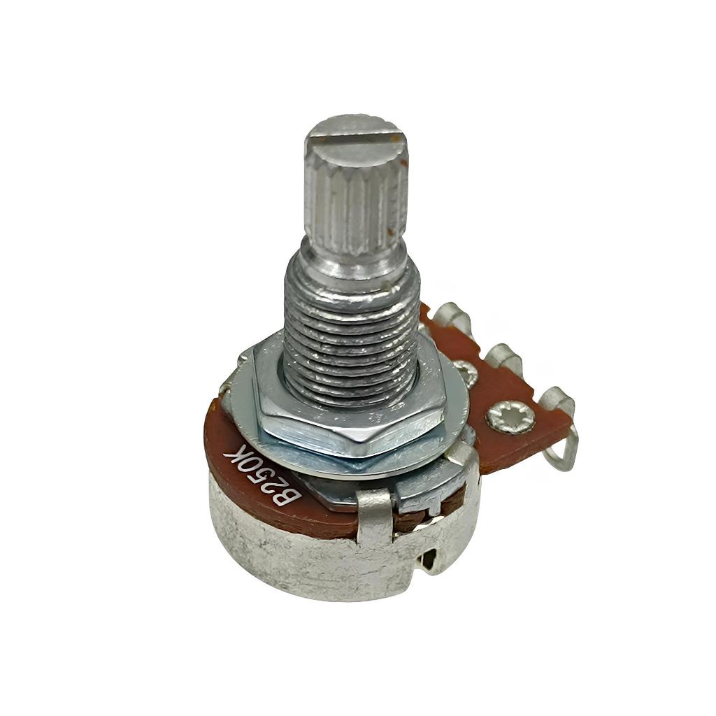 Potenciômetro Tone p/ Guitarra e Baixo B250K Eixo Longo