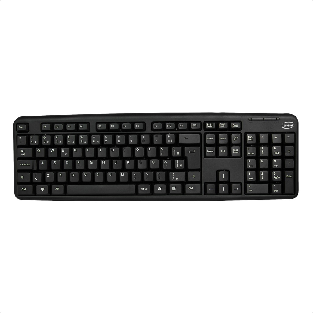 Teclado Standard Newlink TC310 Slim 107 Teclas Preto
