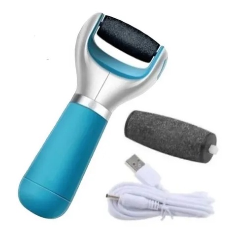 Lixa Elétrica Pé Esfoliador Calosidades Pedicure Portátil Tira Calos