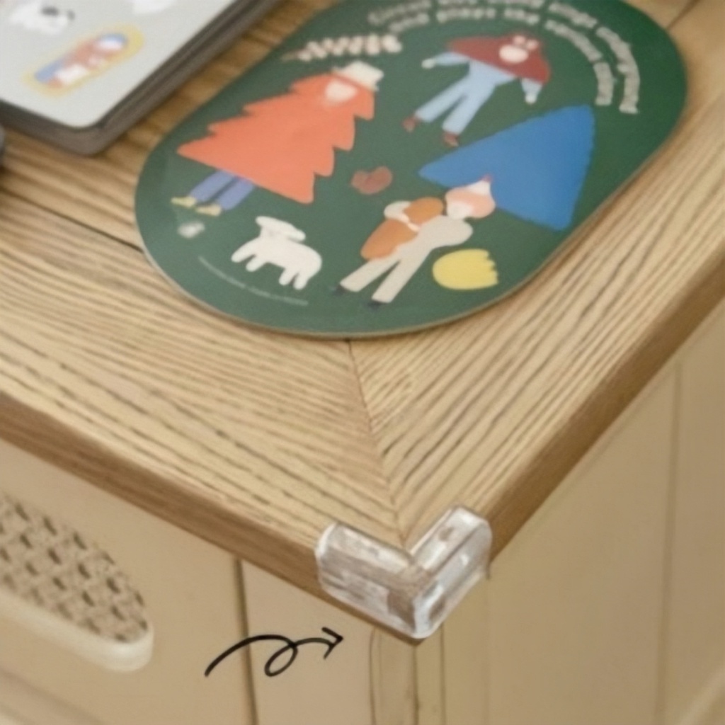 12 Peças Protetores De Quina Silicone Mesa Segurança Para Crianças E Bebes Proteção Anti-colisão