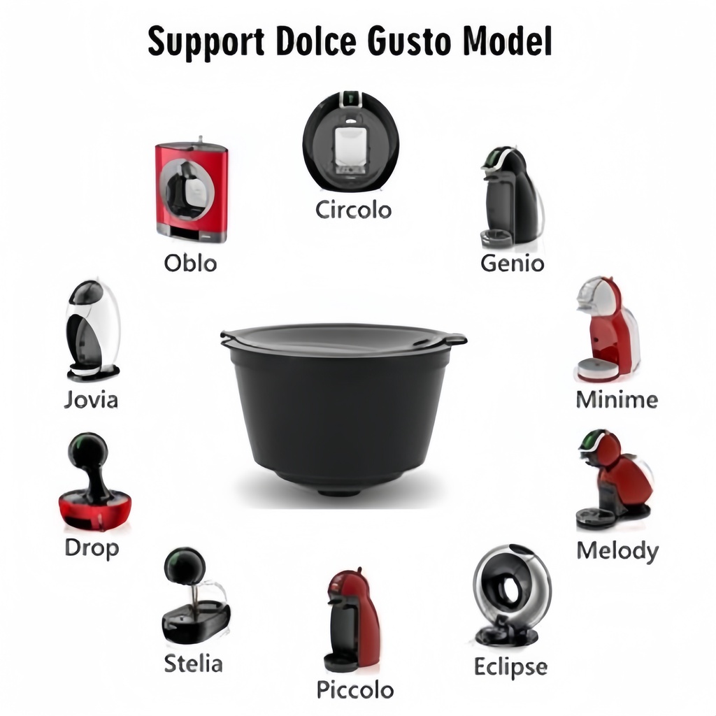 5 Peças Cápsula café reutilizável /Dolce Gusto/