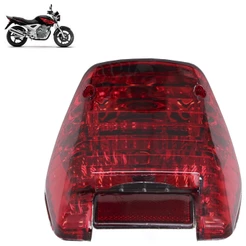 Lanterna Traseira CBX 250 Twister 2001 2002 2003 2004 2005 A 2008 Vermelho Lisa Acrílico Com Lâmpada