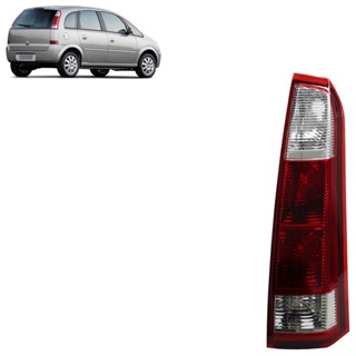 Sinaleira Traseira Meriva 2003 2004 2005 2006 2007 Bicolor Lente Estriada Acrilico em Oferta na Shopee