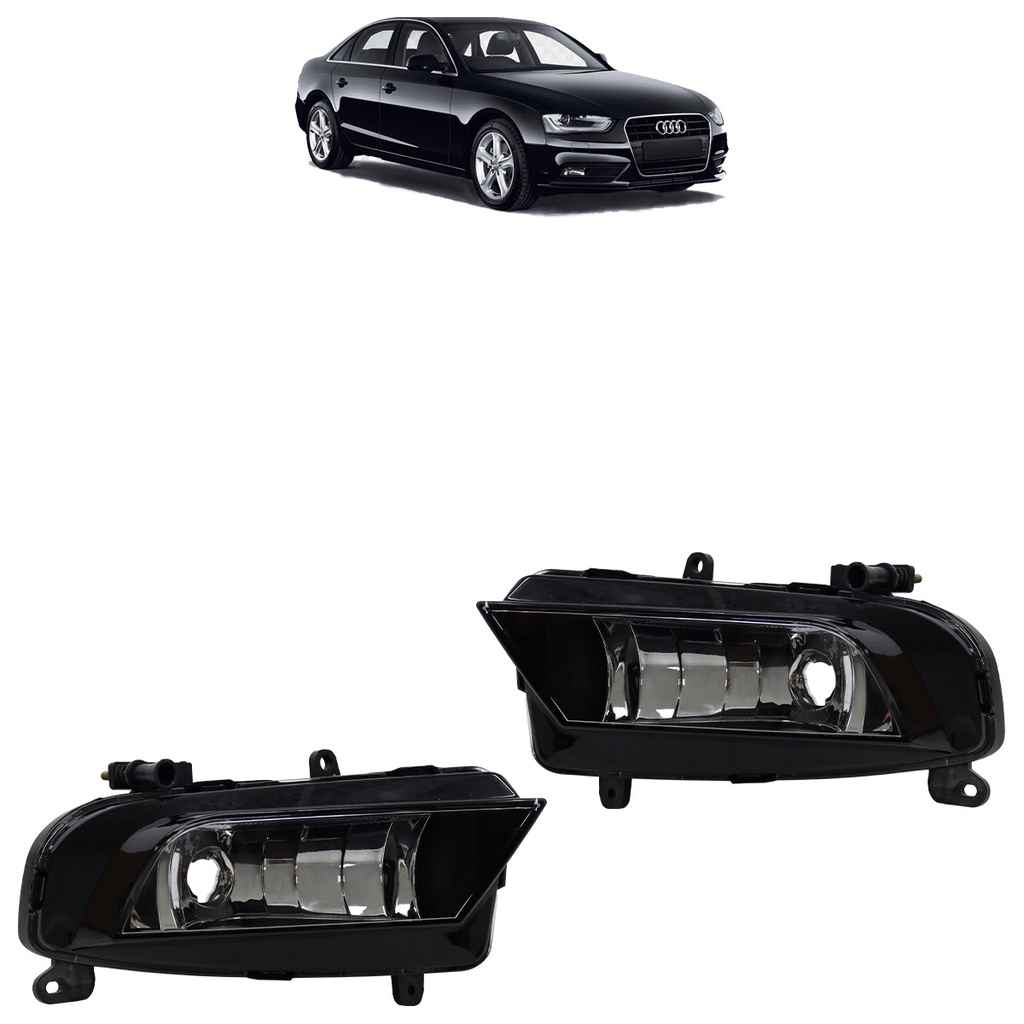 Par Farol Neblina A4 2013 2014 2015 Foco Manual Lente Lisa Acrilico