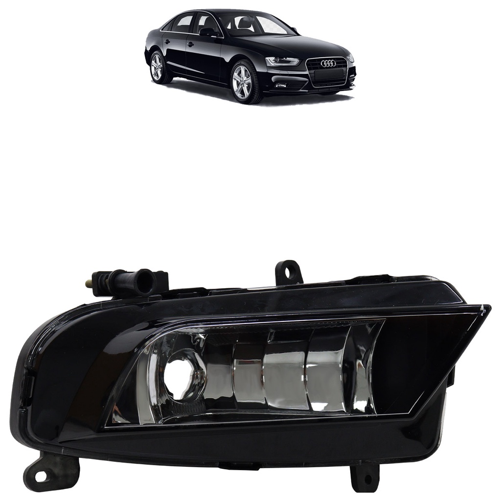 Farol Neblina A4 2013 2014 2015 Foco Manual Lente Lisa Acrilico