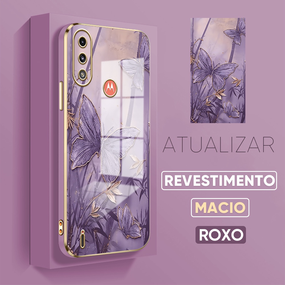 Capa Para Capinha Motorola Moto E7 E7i Power Borboleta Bonita De Celular 1184