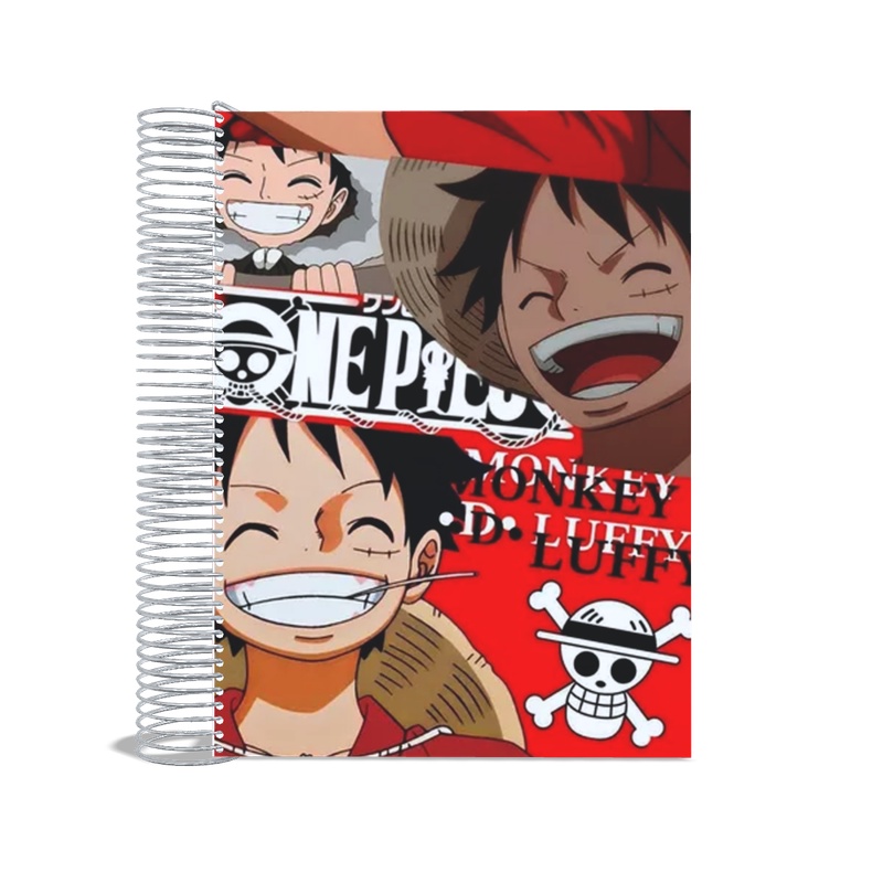 Caderno One Piece 20 materias 400 Folhas em Oferta na Shopee