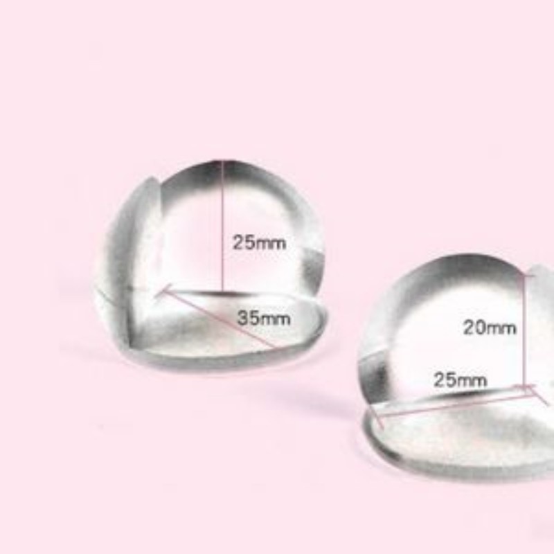 12 Peças Protetores De Quina Silicone Redondo Para Crianças E Bebes Proteção Promoção