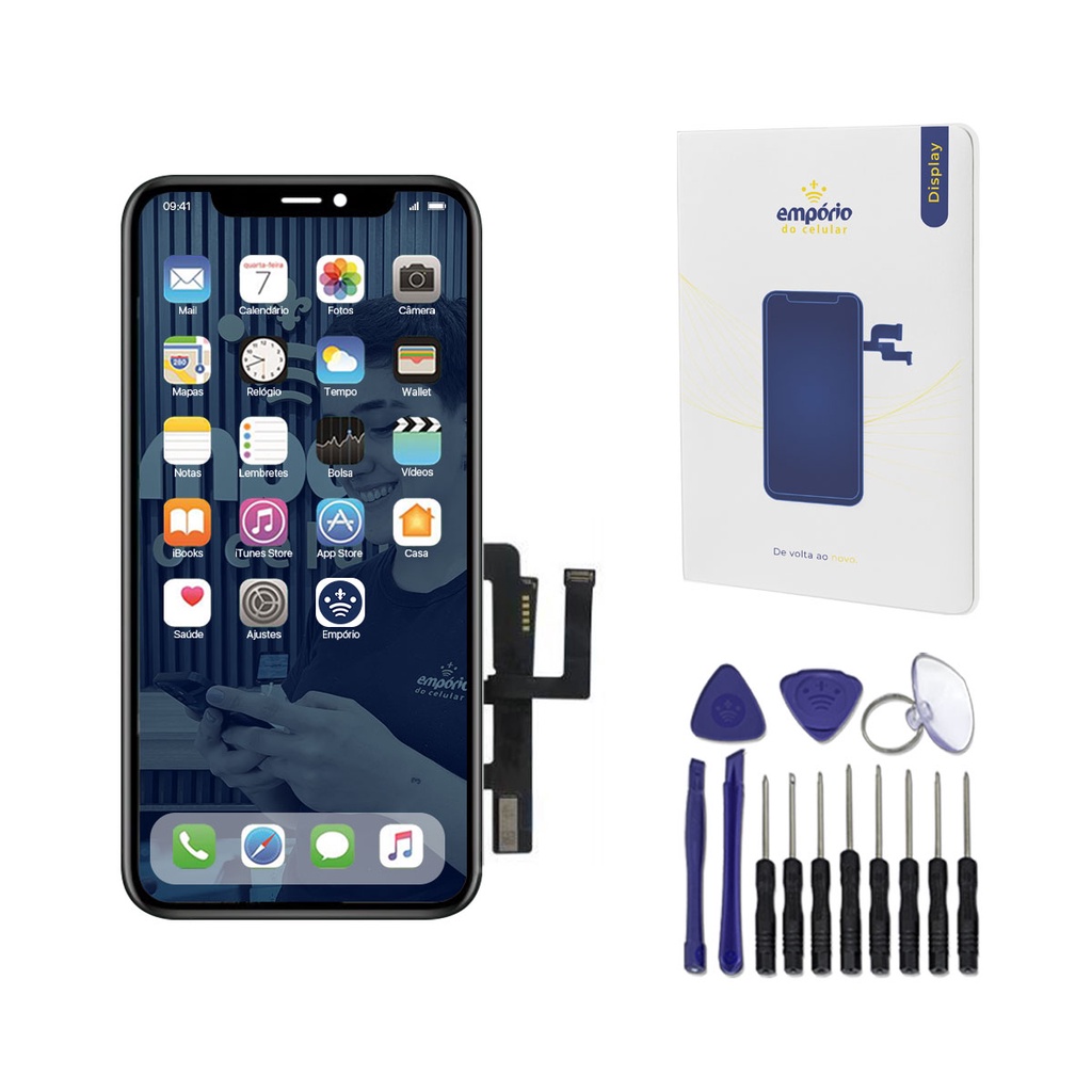 Tela Iphone 11 Pro Max Compatível Apple Display Frontal Empório do Celular Premium + Kit ferramentas