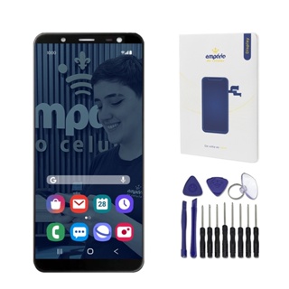 Tela J8 Galaxy Compatível Samsung Display Frontal Empórido do Celular Standard + Kit ferramentas em Oferta na Shopee