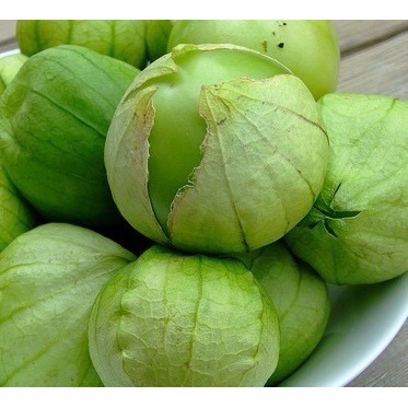 100 Sementes De Tomatillo Gigante Toma Ou Rio Verde Physalis