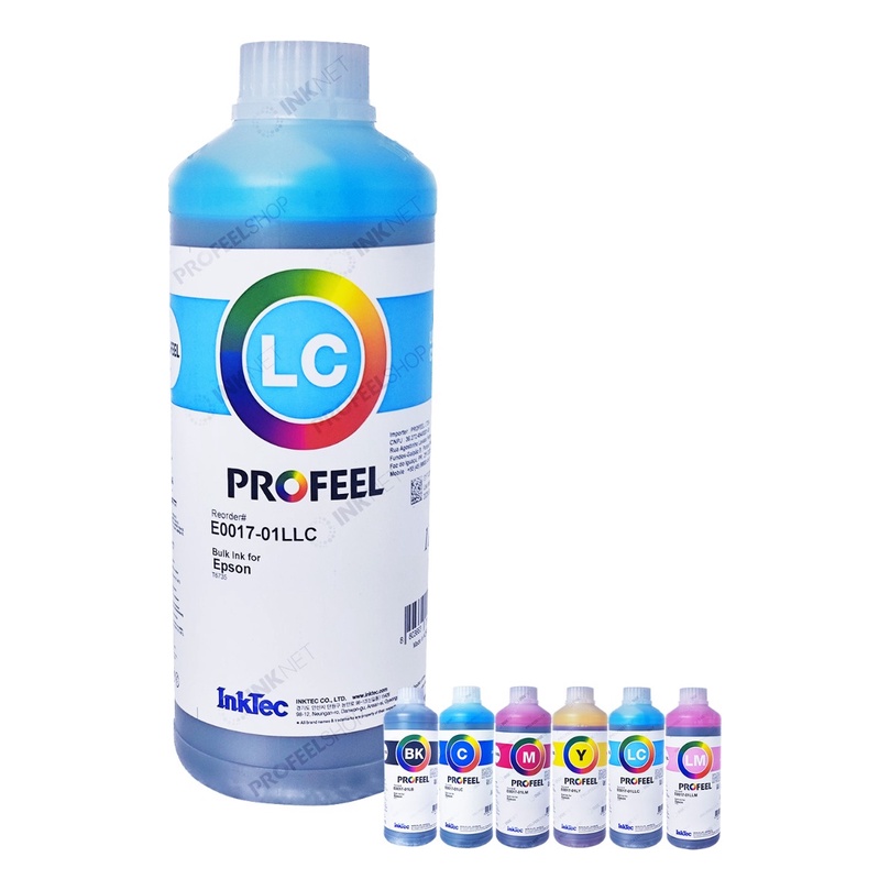 Tinta 1L Profeel E0017 Corante T673 T544 T664 L805 L1800