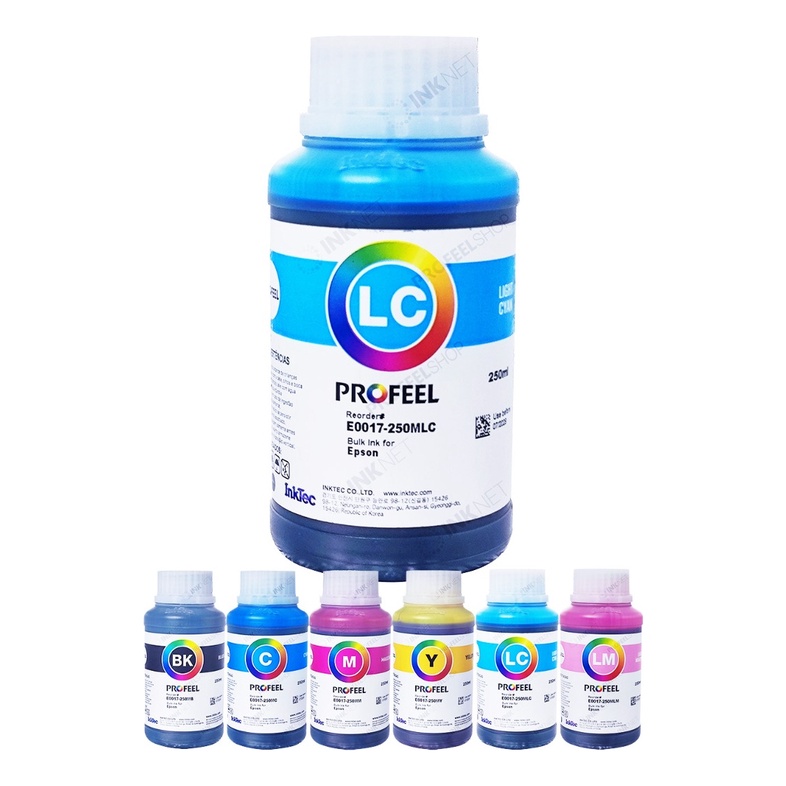 Tinta 250ml Profeel E0017 Corante T673 T544 T664 L805 L1800