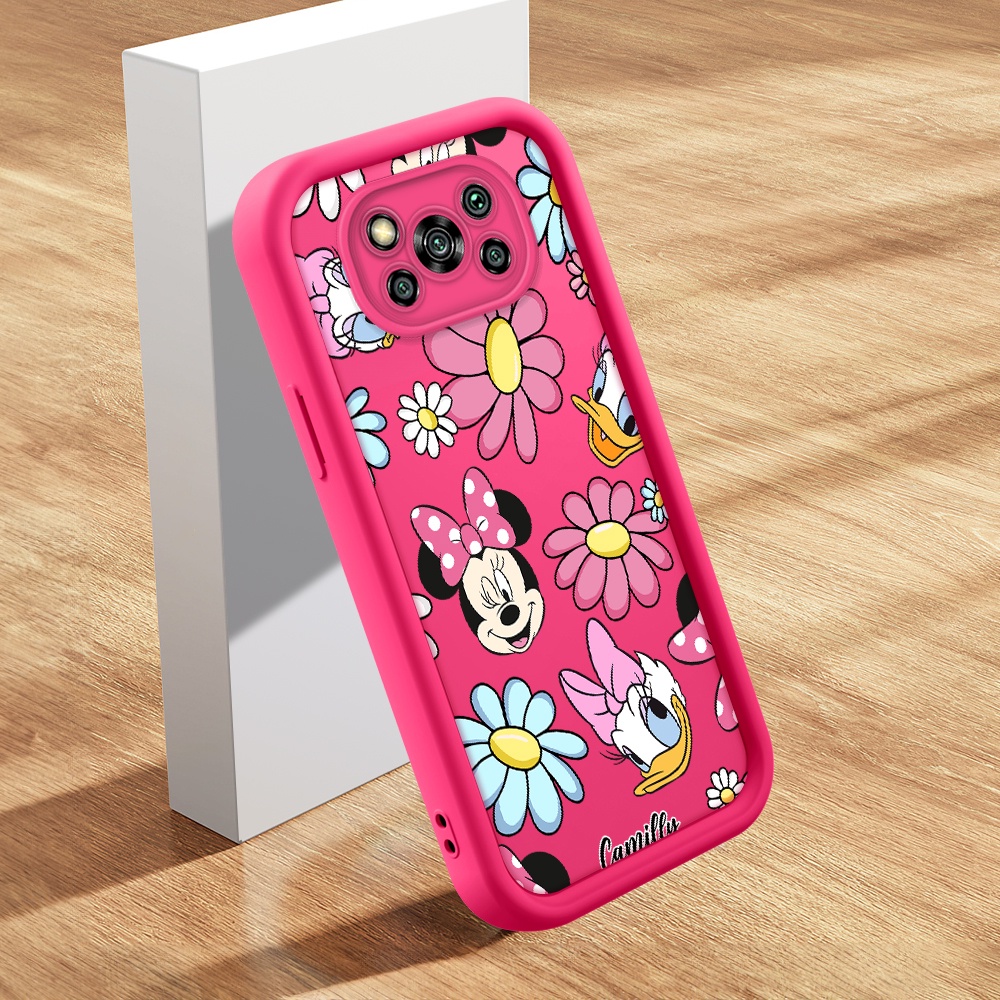 Capa Para Xiaomi Poco X3 NFC Pro Capinha De Celular Silicone Macia Protetora Do Telefone Móvel Caso Rosa Verde 1290 TY em Oferta na Shopee