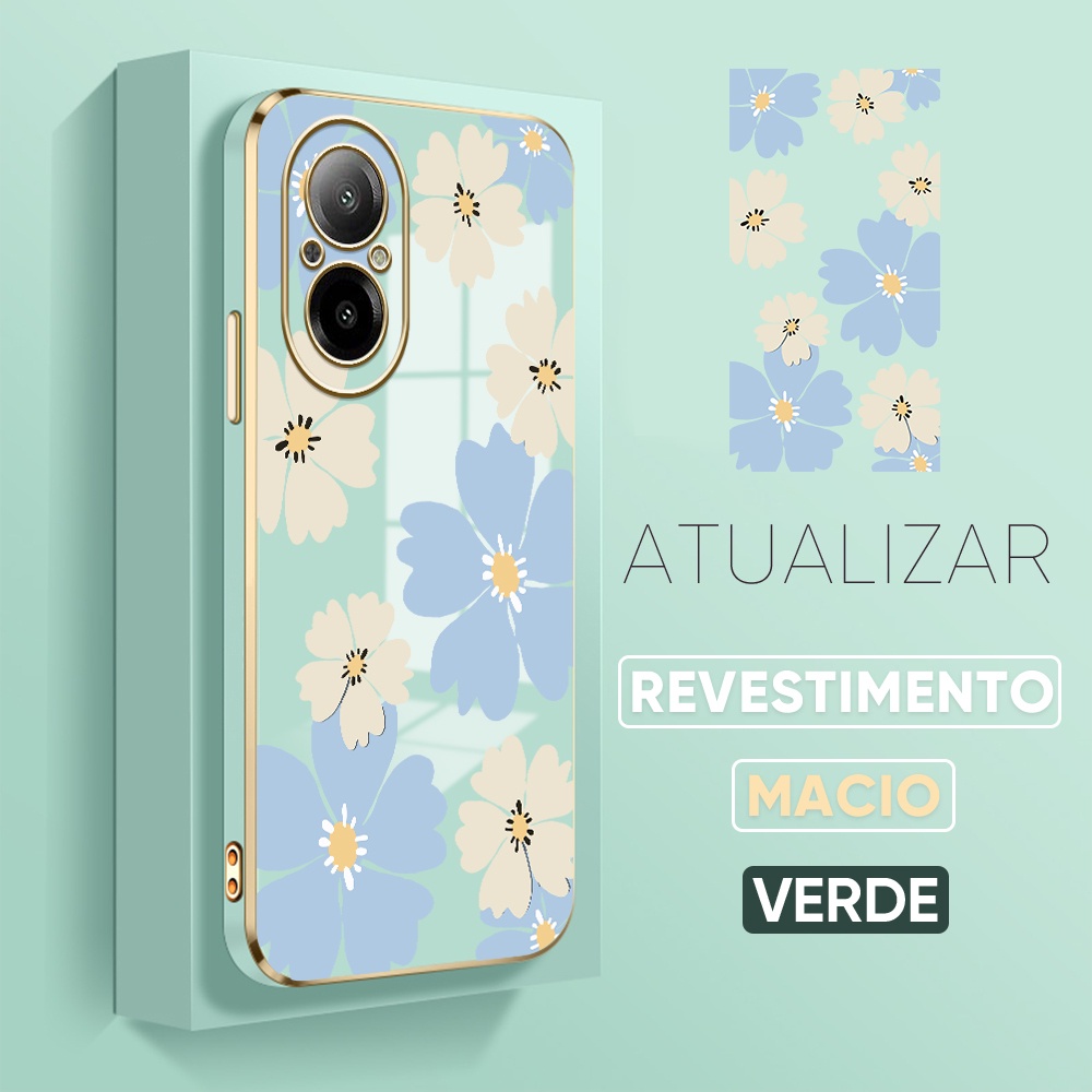 Capa Para Realme C67 4G Capinha De Celular Flower Soft Case 1228 DD em Oferta na Shopee