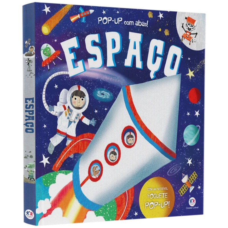 Livro Espaço |  Pop-Up Com Abas em Oferta na Shopee