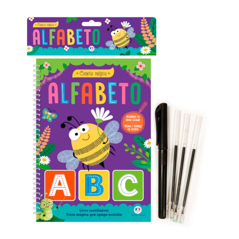 Livro Caneta Mágica | Alfabeto | 5 a 8 Anos