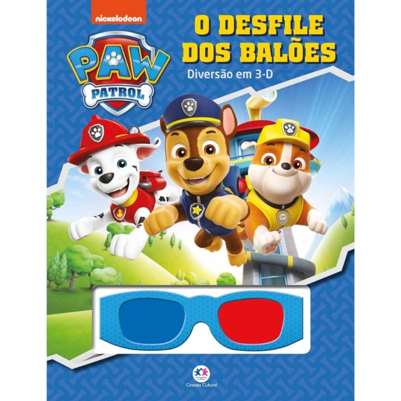 Livro Patrulha Canina | 3-D | 3 a 5 Anos