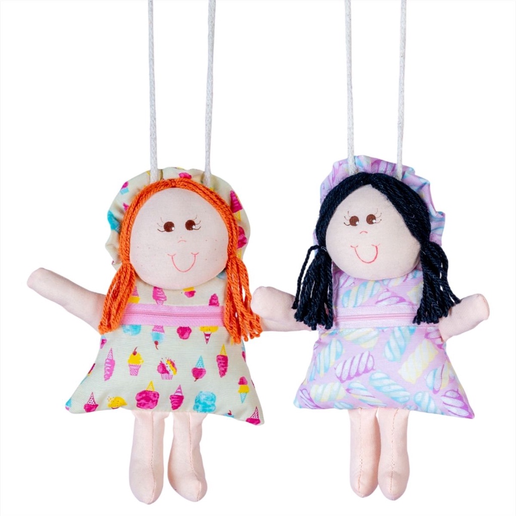Promoção Kit 2 Bolsa para Viagem Infantil Boneca Pano Envio 24h