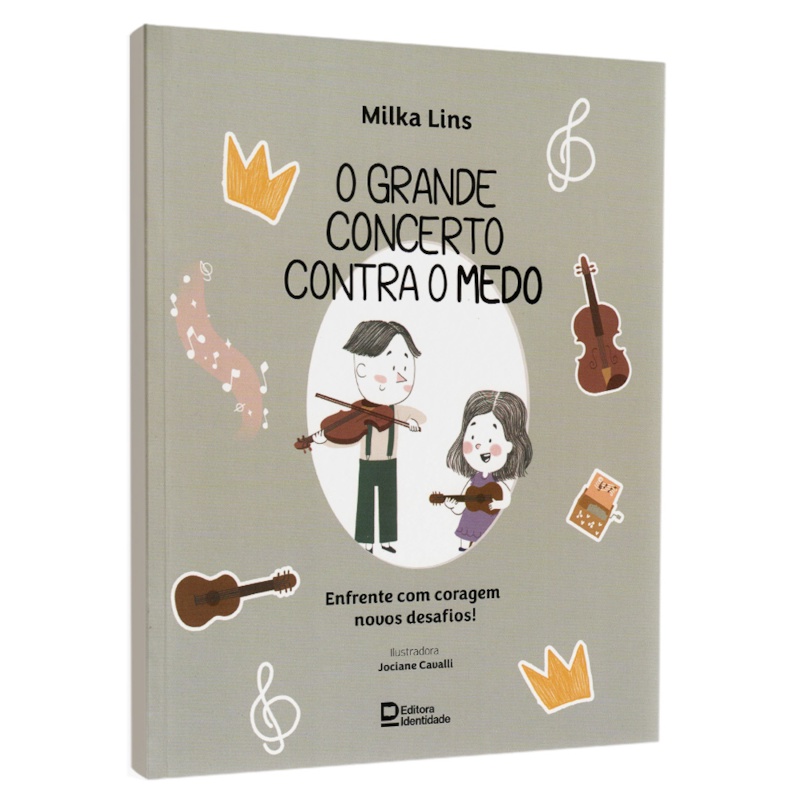 Livro O Grande Concerto Contra o Medo | Milka Lins em Oferta na Shopee