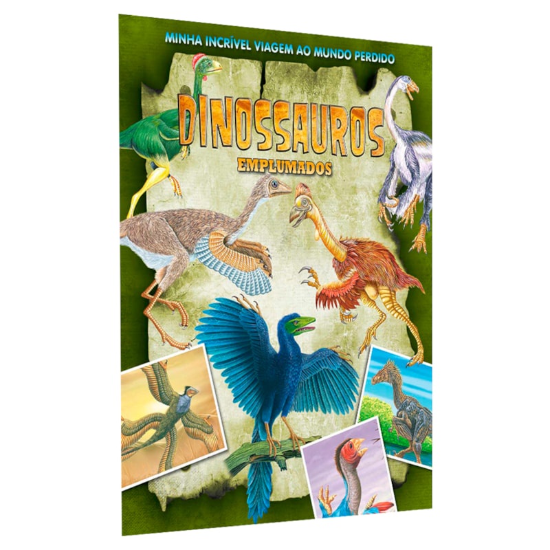 Minha Incrível Viagem ao Mundo Perdido | Dinossauros Emplumados em Oferta na Shopee