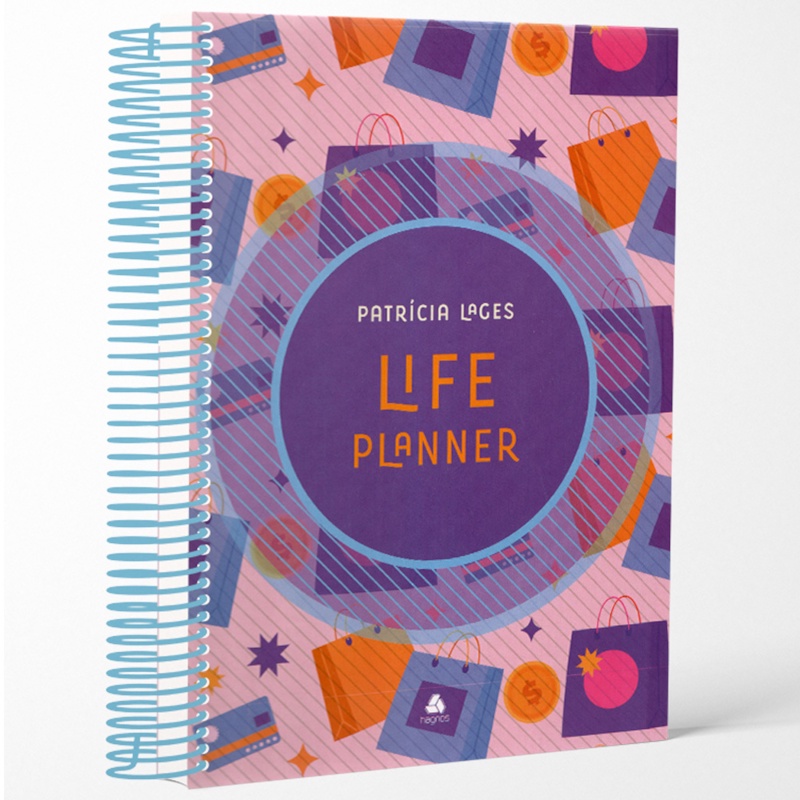 Life Planner: Vida e Finanças | Patrícia Lages | Capa Dura Espiral Organização em Oferta na Shopee