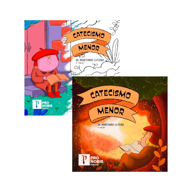 Kit Catecismo Menor de Martinho Lutero | Ilustrado | 2ª edição em Oferta na Shopee