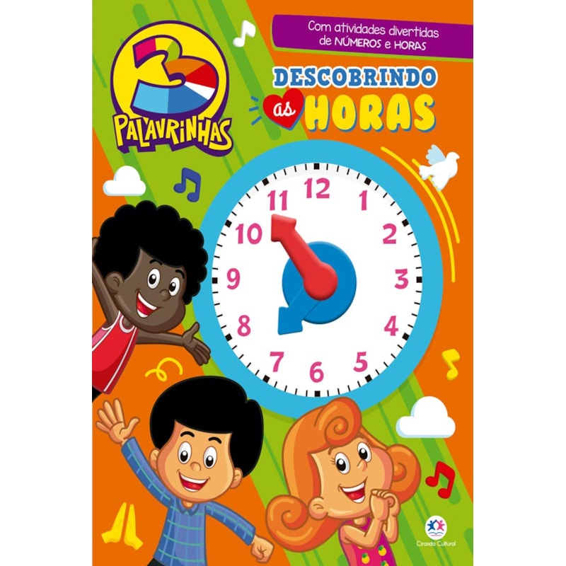 Livro 3 Palavrinhas | Descobrindo as Horas em Oferta na Shopee
