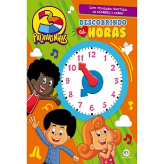 Livro 3 Palavrinhas | Descobrindo as Horas em Oferta na Shopee