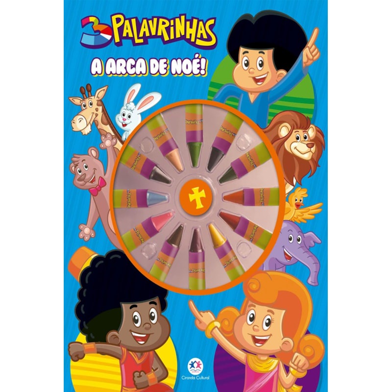 Livro 3 Palavrinhas - A arca de Noe em Oferta na Shopee