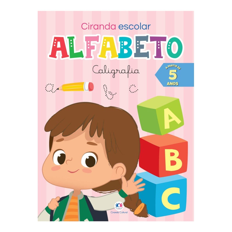 Livro Ciranda Escolar Alfabeto | Caligrafia em Oferta na Shopee
