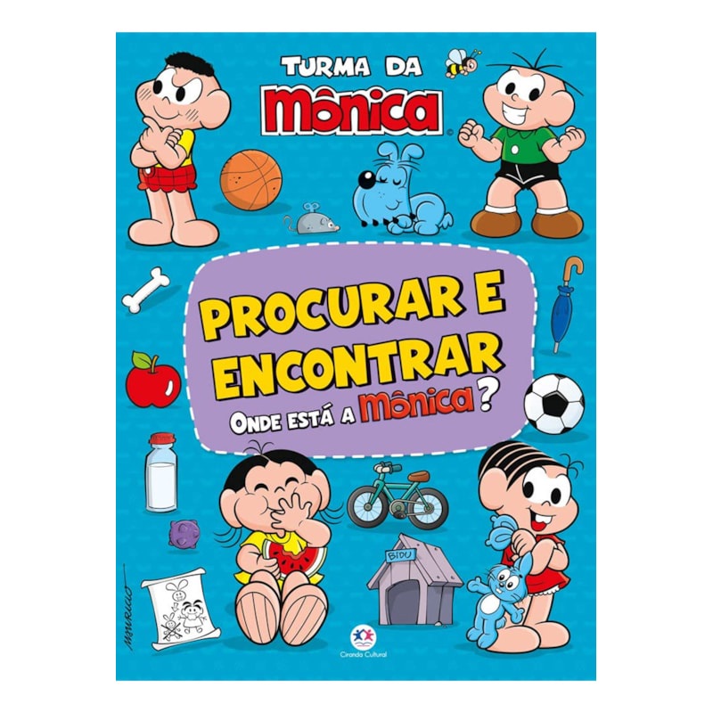 Livro Turma da Mônica | Procurar e Encontrar | Onde está a Mônica em Oferta na Shopee