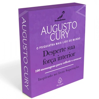 Desperte sua Força | Caixinhas de Mensagens para Refletir | Augusto Cury em Oferta na Shopee