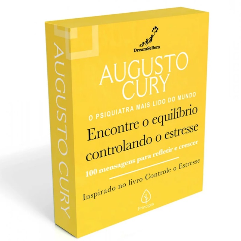 Encontre o Equilíbrio Controlando o Estresse | Augusto Cury em Oferta na Shopee