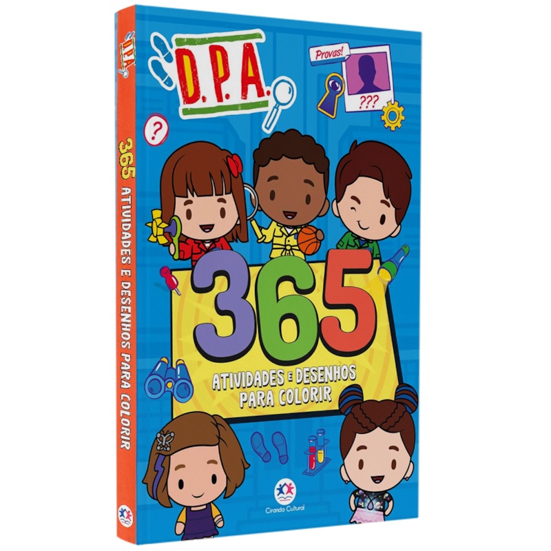 Livro D.P.A. | 365 Atividades e Desenhos para Colorir em Oferta na Shopee