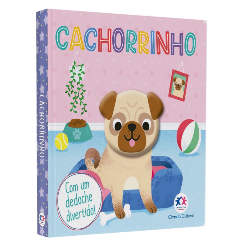 Livro Cachorrinho | Com Dedoche Divertido em Oferta na Shopee