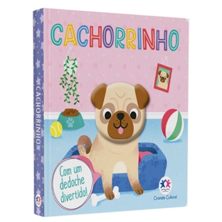Livro Cachorrinho | Com Dedoche Divertido em Oferta na Shopee