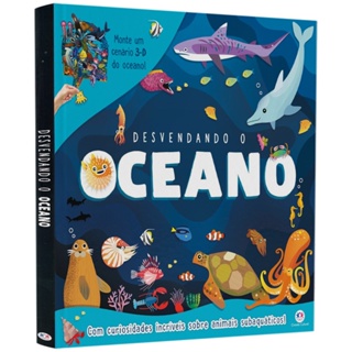 Livro Desvendando O Oceano| Monte um Cenário 3-D do Oceano em Oferta na Shopee